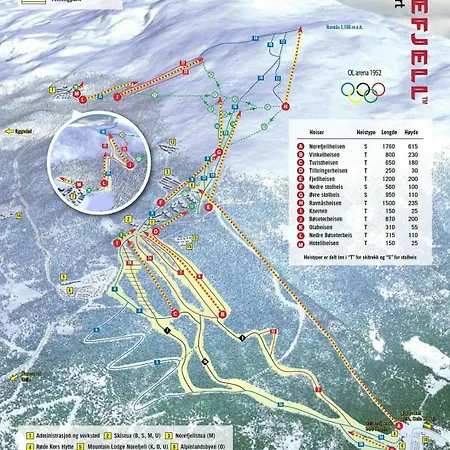 At Norefjell, Ski-inout And Panorama *