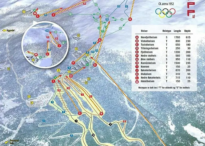 At Norefjell, Ski-inout And Panorama *